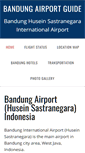 Mobile Screenshot of bandungairport.com